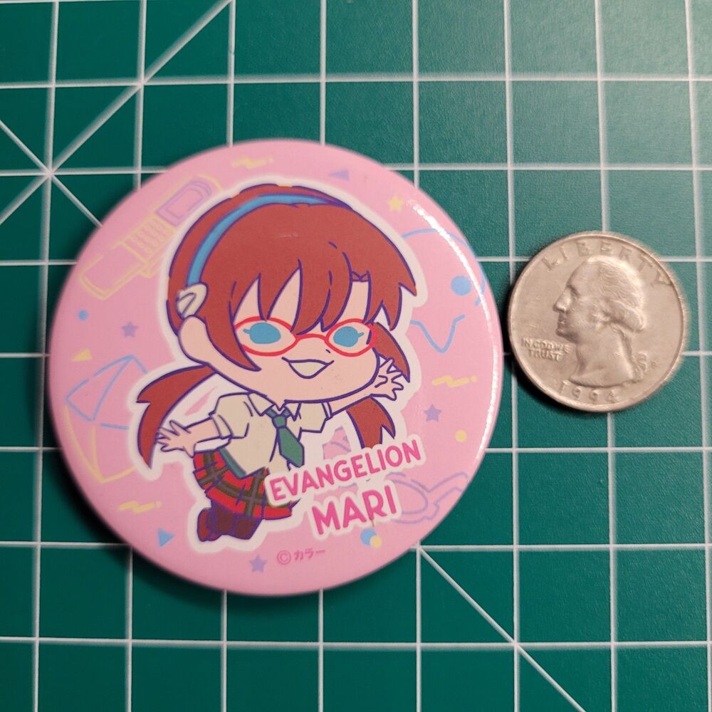 Mari Makinami - Evangelion EVA Pilots Series Synapse Can Badge